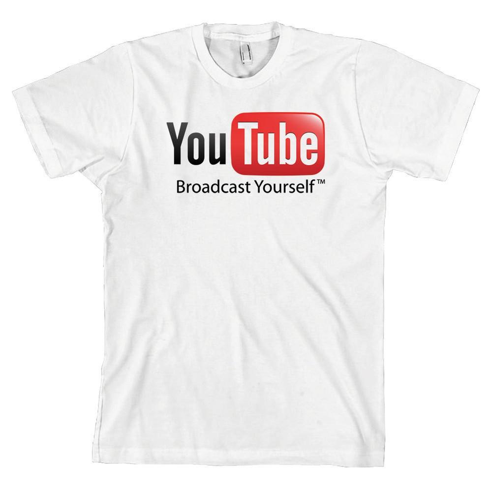 Youtube Bella + Canvas Логотип Интернет Видео *ВСЕ РАЗМЕРЫ & НОВИНКА* Унисекс Футболка
