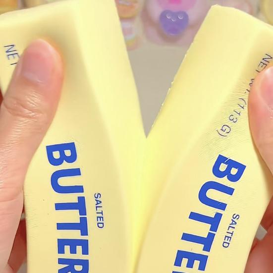 Игрушка-игрушка Squeeze Butter Stick Rising, реалистичный дизайн, экологичная, без запаха, многоразовая, мягкая игрушка для снятия стресса для детей и взрослых