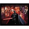 Darth Vader Montage Printed Framed Poster