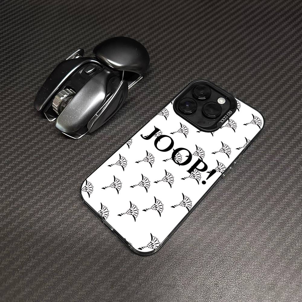 Знаменитые печатные чехлы для телефона с логотипом J-JoopS для iPhone 17 16e 15 14 13 12 11 Plus Pro Max ProMax Разноцветные чехлы