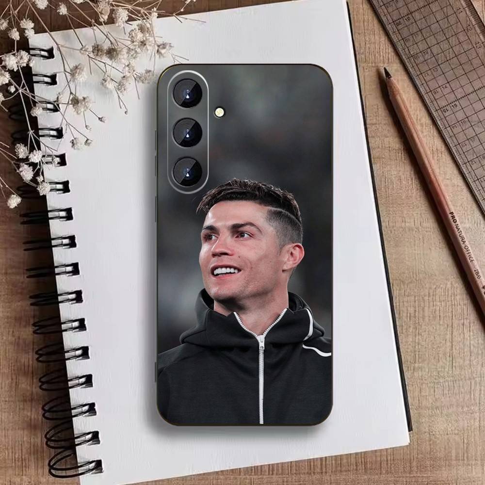 Чехол для телефона Player L-Ronaldo C-CR7 для Samsung Galaxy A73, A72, A71, A70, A52, A51 Другие Мягкий Черный Чехол