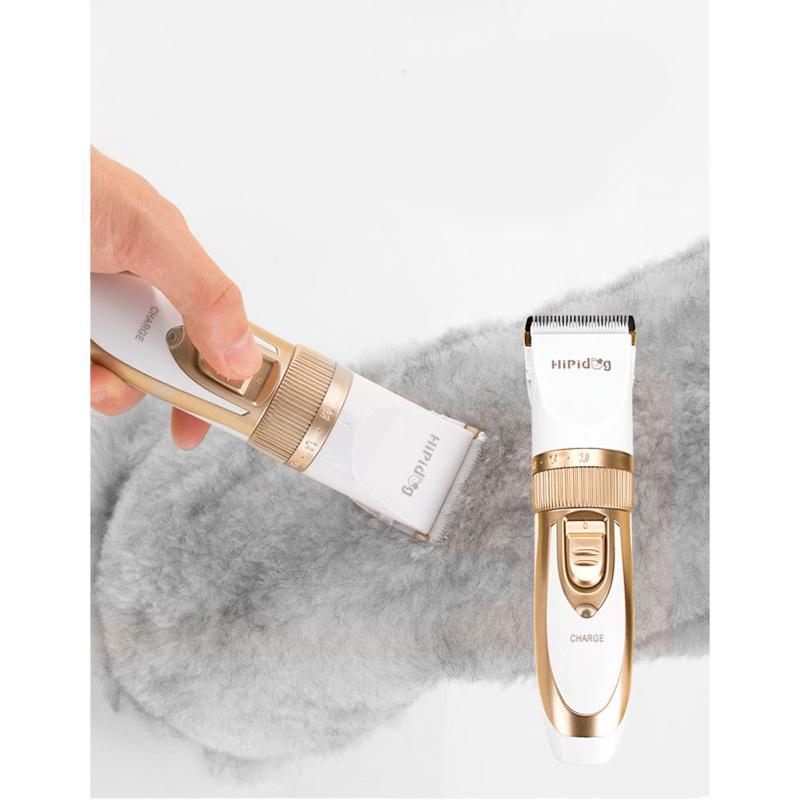 Электрическая машинка для стрижки домашних животных, 5 режимов, регулируемый триммер для волос для собак