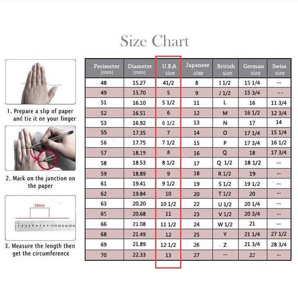 Fashion Mystic Rainbow Pink/Green Square Shaped Crystal Rings Silver Color Wedding Jewelry Female