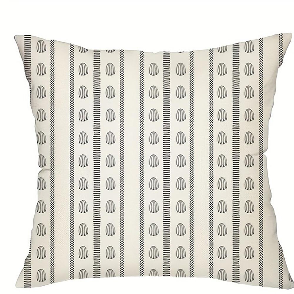 1/4Pcs Easter Themed Pillowcases With Cute Bunny And Pattern Designs Sofa Cushion Cover Home Bedroom Room Decoration
