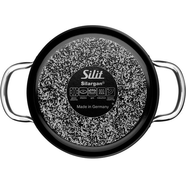 Кастрюля для мяса WMF Silit Passion, 20 см, чёрная, 3.7 л (21.0229.7147)