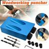 14Pcs/set 15°Pocket Hole Screw Jig Dowel Drill Carpenters Woodworking Tools Inclined Hole Locator