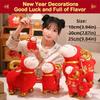New Year Mascot Plush Mascot Doll Soft Goat Plush Doll  Home Decoration