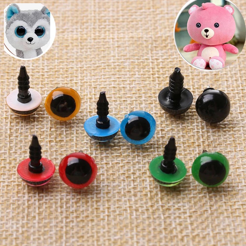 Цветные безопасные глаза для животных, кукольные глаза, аксессуары для кукол «сделай сам»
