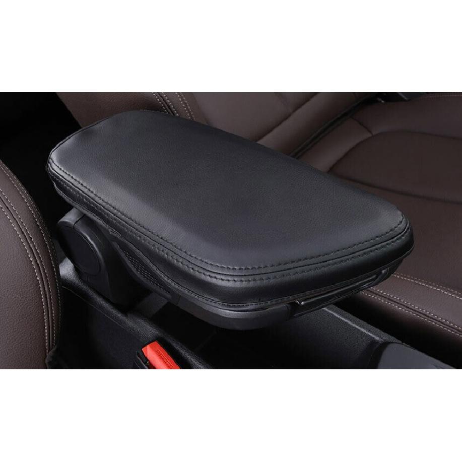 Fit For BMW X1 F48 2016-2021 Black Leather Armrest Box Holster Molding  Trim 1P