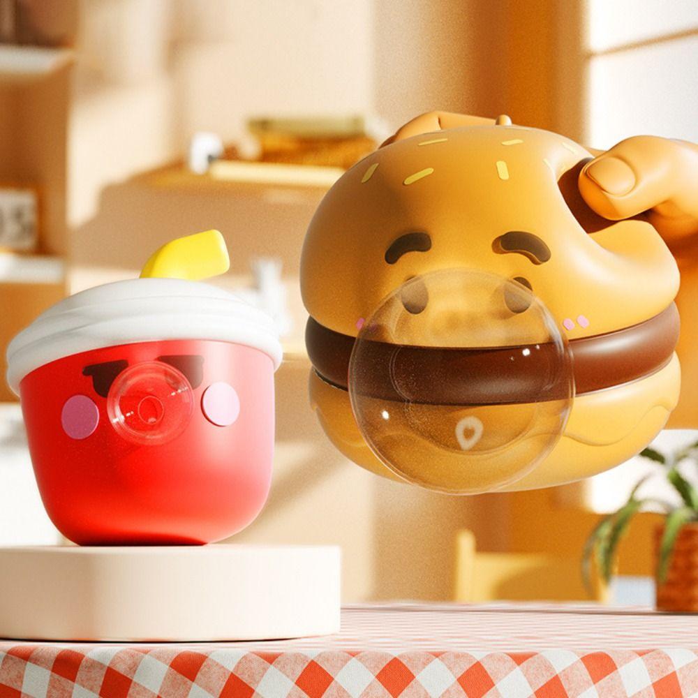 Silicone Pop Bubble Squeeze French Fries Hamburger Quick Rebound Stress-relieving Relaxation Relieve Anxiety Spit Bubbles