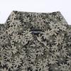 TOM FORD 3FT941 94Y1DP Flower print shirt tops 39 Black Grey Khaki FlowerUsed
