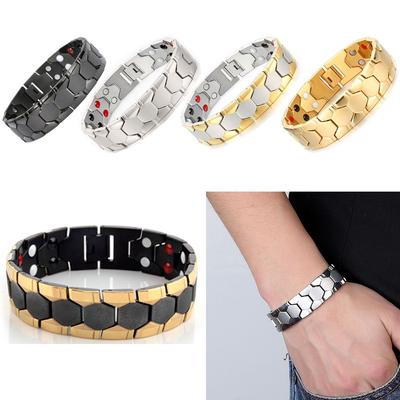 Акупунктурный массаж, гематитовый браслет для магнитной терапии, энергетический целительный съемный браслет