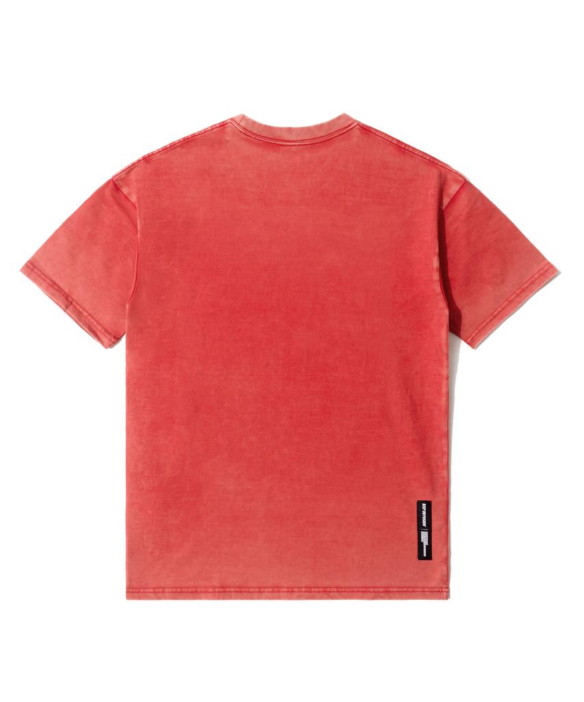 QT8 GARMENTS Oc Bliss Aq Washed Tee (Red)