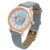 Watch Mofusand Mofusand Analog Leather Strap Pastel Color Komaru Macaron Watch G Blue [Fieldwork] Women's MSD005-5
