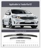 Бесшумные щетки стеклоочистителя для Dongfeng Yueda K3 2021 года