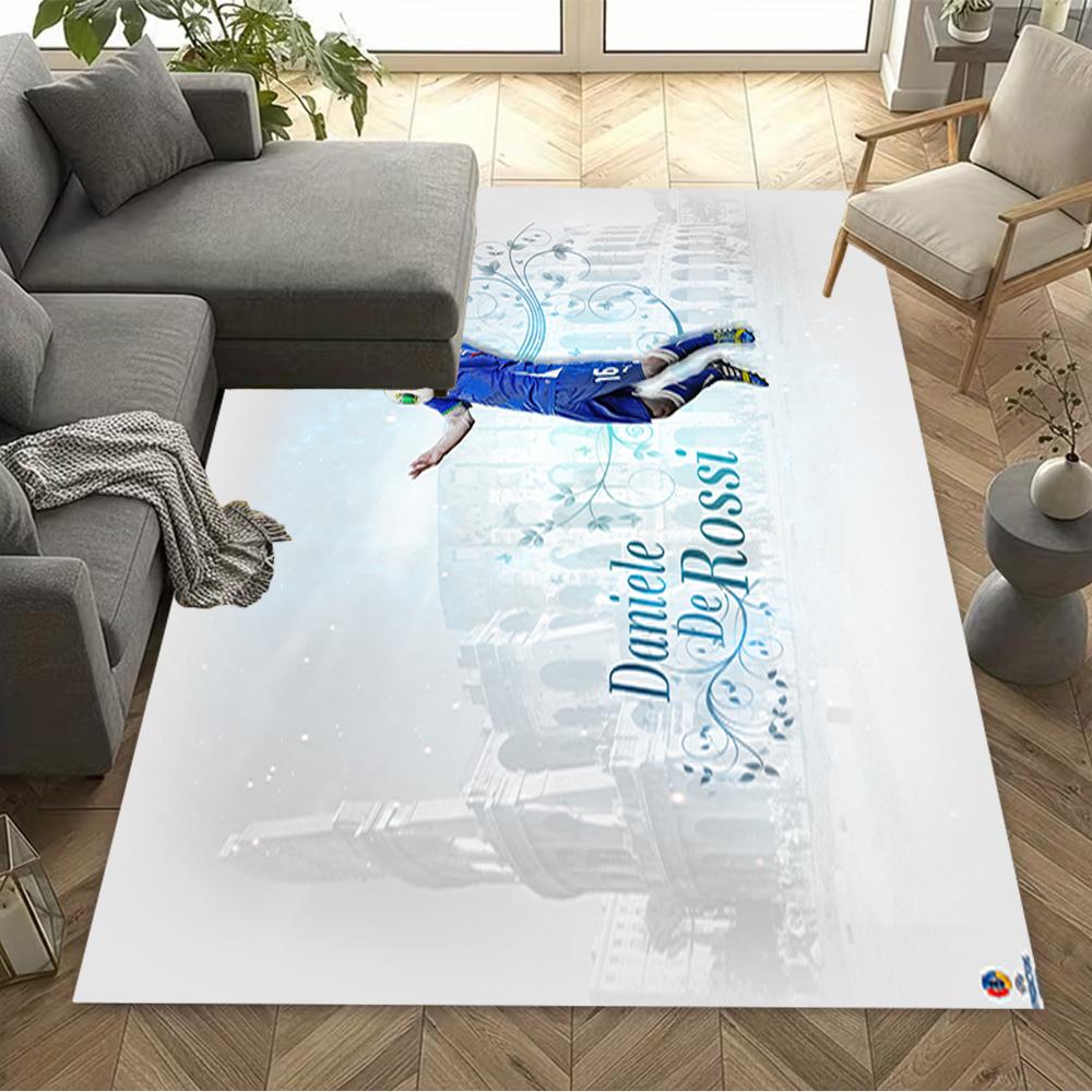 Dynamic Football Player Artwork Floor Rug Office Rug Suitable for Living Rooms Dormitory Entryway Game Room Antislip Carpet Office home decor