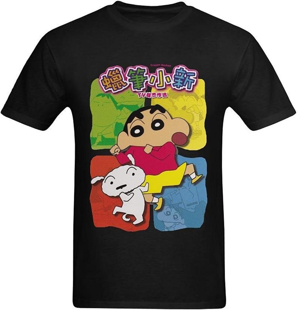 XouAEN Men's Crayon Shin-chan T-shirt