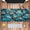 Turquoise Stone Textured Surface Gaming Mouse Pad Xxl Waterproof Desktop Mouse Pad Extra Wide Bold With NonSlip Rubber Base