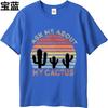 Summer top Relaxed Fit For men Oneck tshirt Daily Wear Ask Me About My Cactus Sunset Cacti Design Everyday For her Tshirt