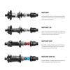 12 Speed Bike Freehub Body 12mm Thru Axle Road Bike Freehub Body  Rear Hub Replacement