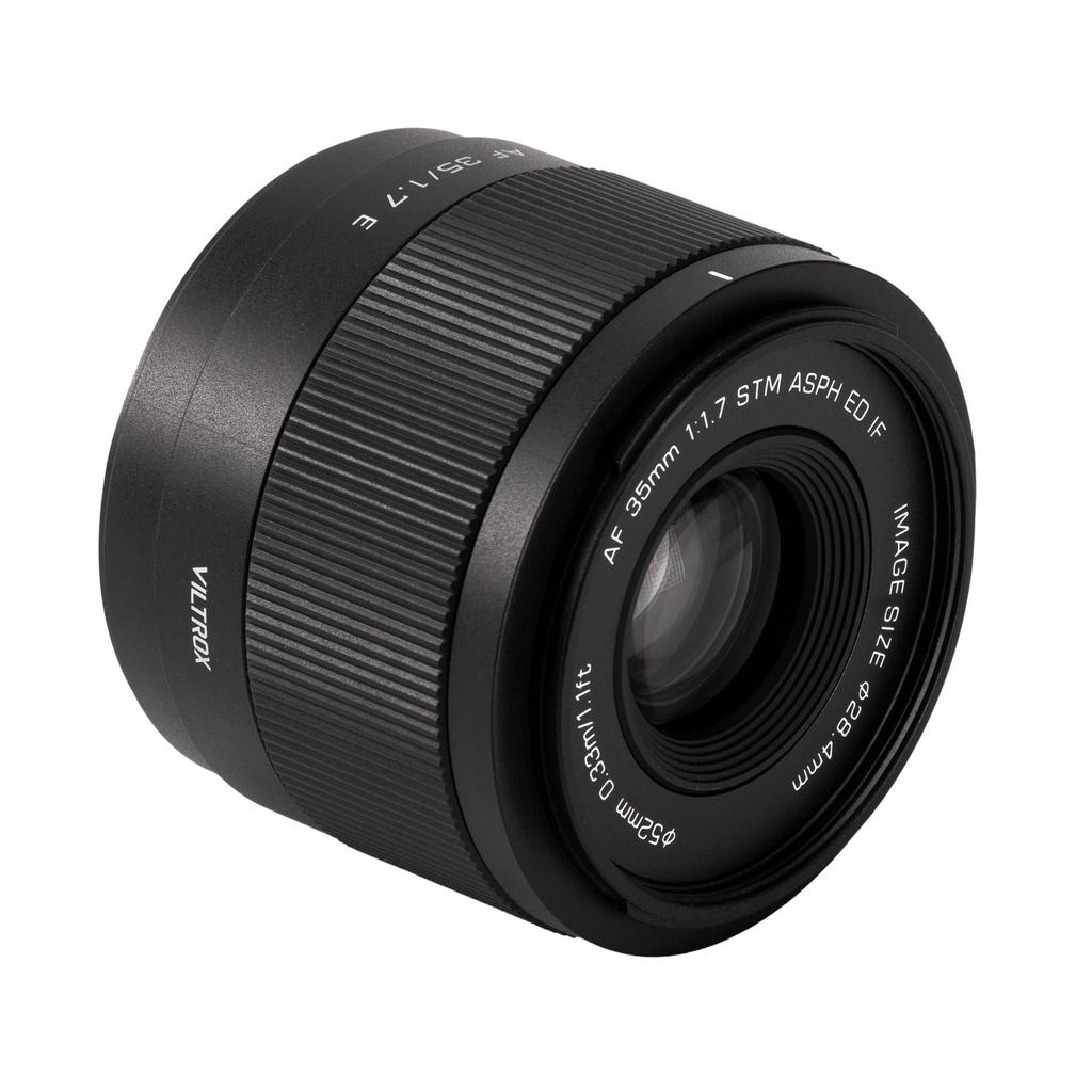 VILTROX AF 35mm Компактный и светосильный Объектив Sony со сменным байонетом E, Совместим с Sony и другими беззеркальными камерами, F1.7, Легкий, APS-C,