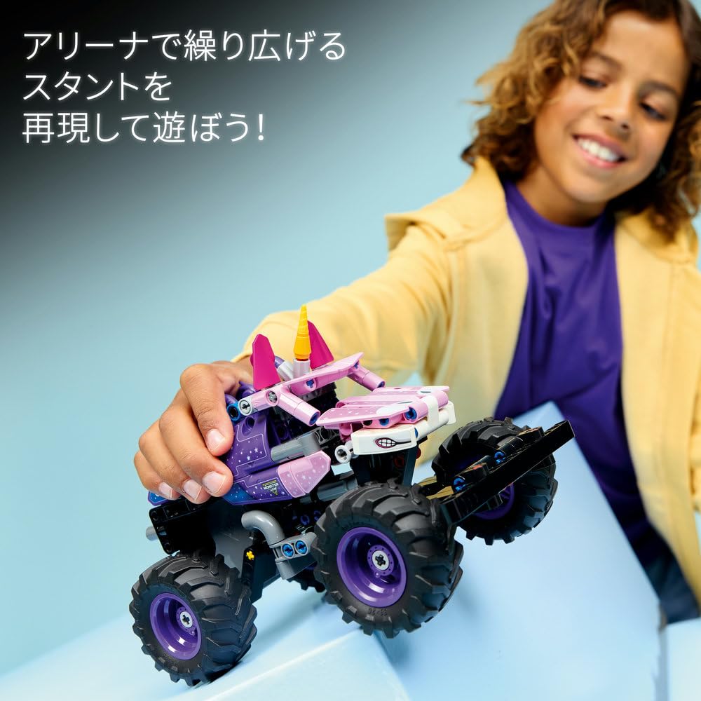 LEGO Technic Монстр-Джем Искрящийся Разгром Игрушка с Оттяжкой 42220 для Мальчиков и Девочек