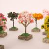 1 шт., аксессуары для домашнего сада, мини-модель дерева, кукольный домик, украшения для сада фей, миниатюры, микроландшафт, фигурка из смолы