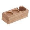 3?Отверстие Композитный Деревянный Держатель Ручки Кофе Стойка Подставка Темпер Кофе Для Бара Кофейни