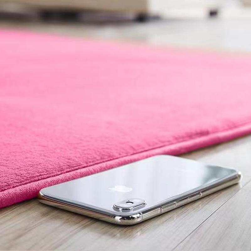 Серый ковер из кораллового велюра для гостиной, коврик для зоны дивана, детский ковер для спальни, прикроватный коврик, короткий плюш, детский ковер для детской, толстый