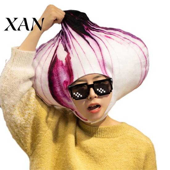Photo Booth Prop Hood Bright Colorful Fruit Food Shape Soft Plush Headgear Internet Celebrity Costume Face Opening Feature Party Vegetable Accessory