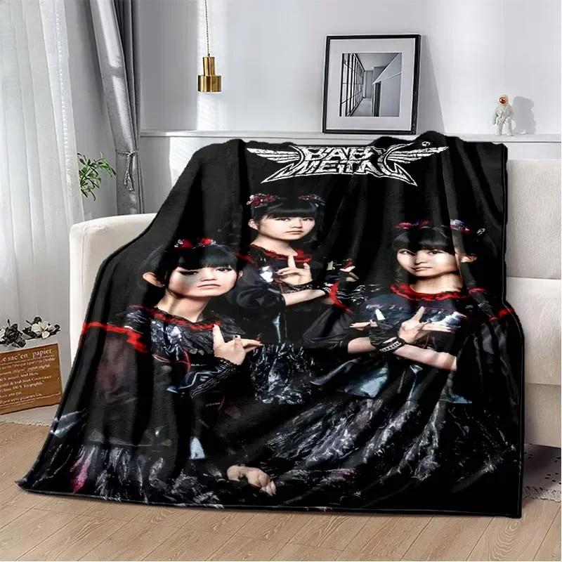 3D Плед с принтом Babymetal, Модный Мягкий Уютный для Гостиной Спальни Дивана Кровати, Плед для Путешествий, Подарок Ребенку на День Рождения