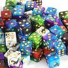 Mini D6 Dice 12mm Double Color 6-sided Square Corner with Standard Dots Dice for Club Party DIY Board Game Supplies