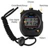 Спортивные таймеры Двухрядные ЖК-секундомеры Память на 10 кругов Водостойкий дизайн