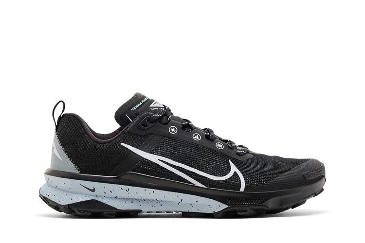 Мужские кроссовки Nike React Terra Kiger 9 Черный Отражающий Серебристый Прохладный Серый Волк Серый