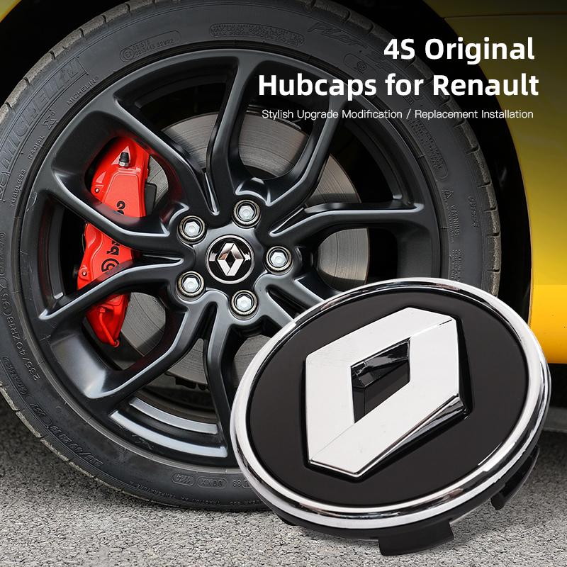 Декоративные колпачки ступицы колеса автомобиля Renault с логотипом для RS Megane 2 3 4 Trafic Scenic 2 Clio Captur Twingo QM6