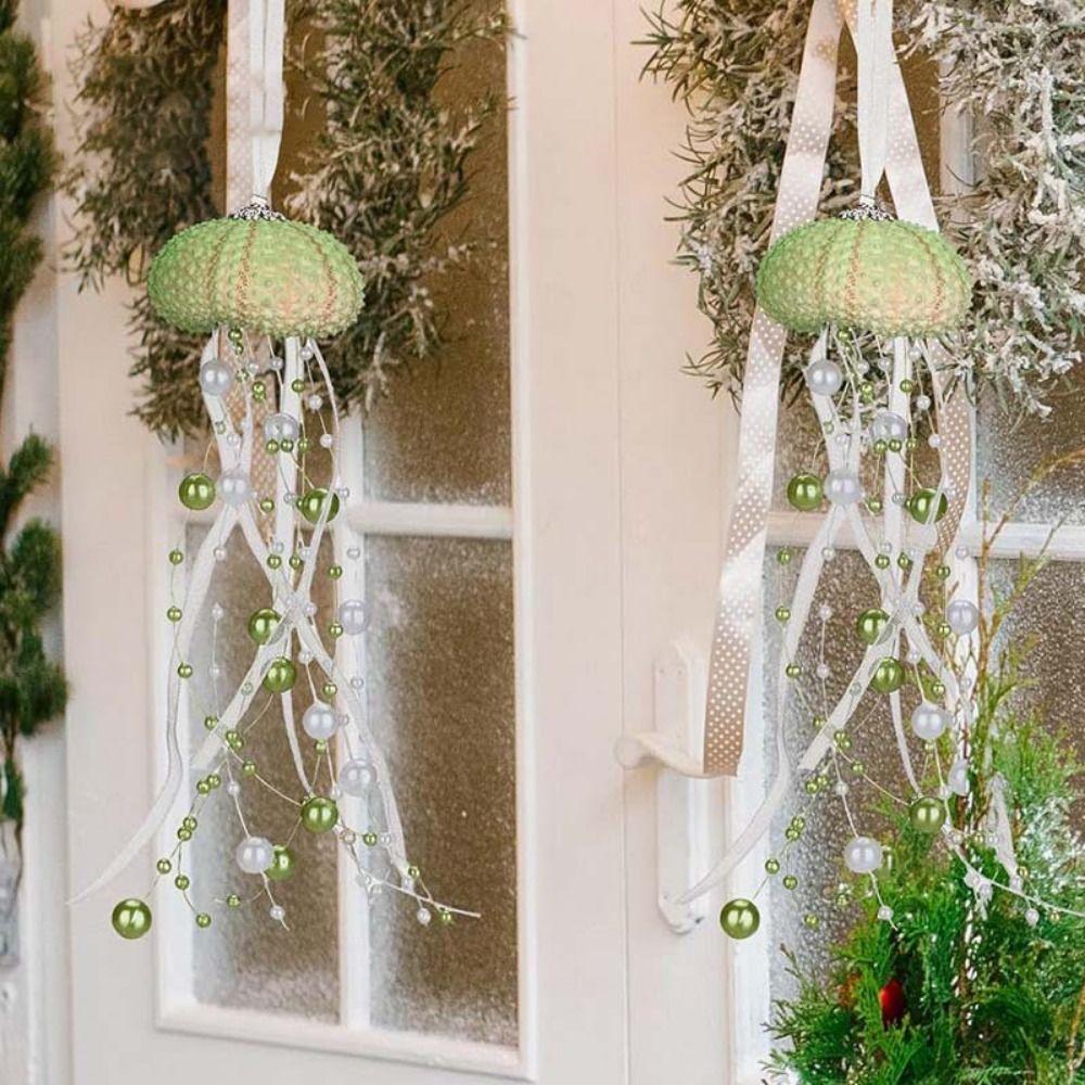 DIY Sea Shell Wind Chimes Easy to Catch Sunlight Capture Collector Jellyfish Prism Pendant Party