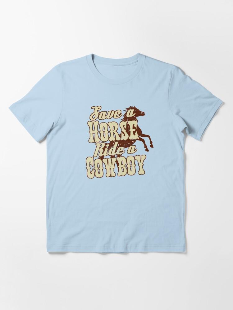 Willie Nelson Save A Horse Ride A Cowboy Essential T-Shirt