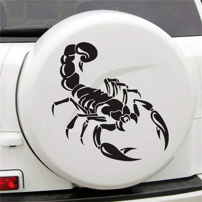 3D Waterproof Cute Scorpion Motorcycle Car Stickers and Decals Car Styling Stickers Funny Car Stickers For All Car