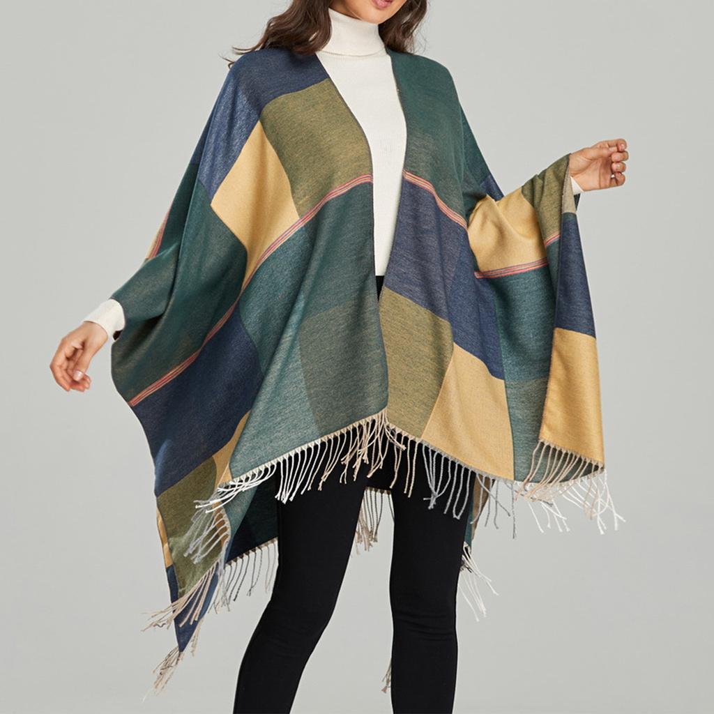 Осенние и зимние теплые шарфы, шали, классические клетчатые ремни, кардиганы и теплые одеяла для наружного использования