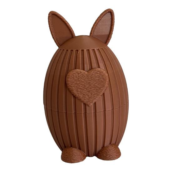 Candy Bowl 3D Printed Egg-Shaped Easter Decoration Kids Safe Smooth Surface Festival Ornament Holiday Treasure Hunts Party Favor