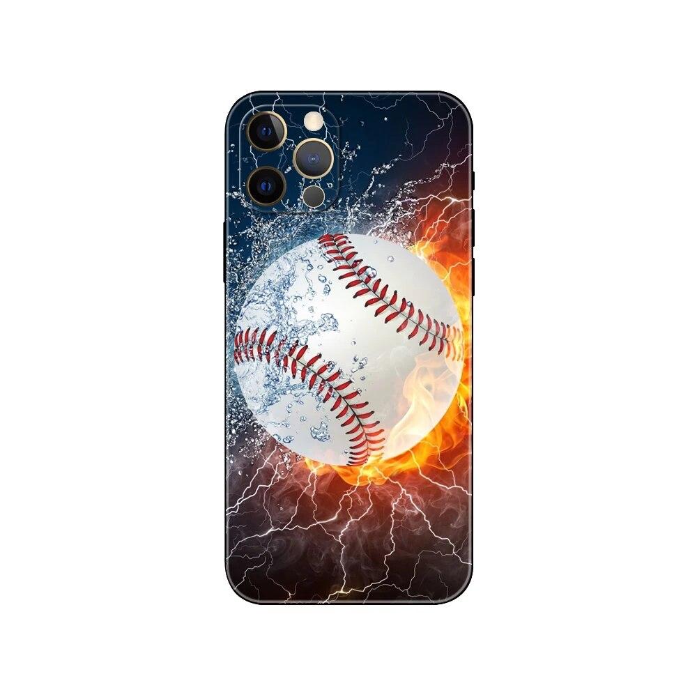 Baseball Phone Case For iPhone Samsung Galaxy Redmi Xiaomi Oppo OnePlus Note S A 7 8 9 10 11 12 13 14 20 21 22 23 53 54 Pro Max Plus Ultra TPU Soft