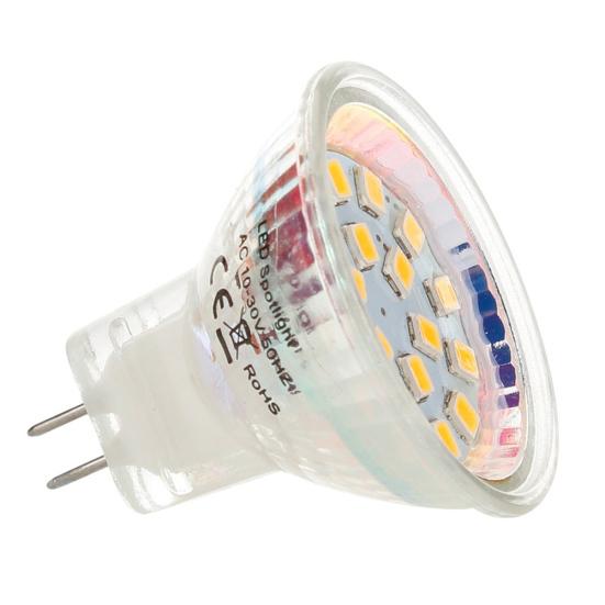 MR11 GU4 5W DC 12-24V 2835SMD Светодиодная лампа прожектора Замените галогенную лампу