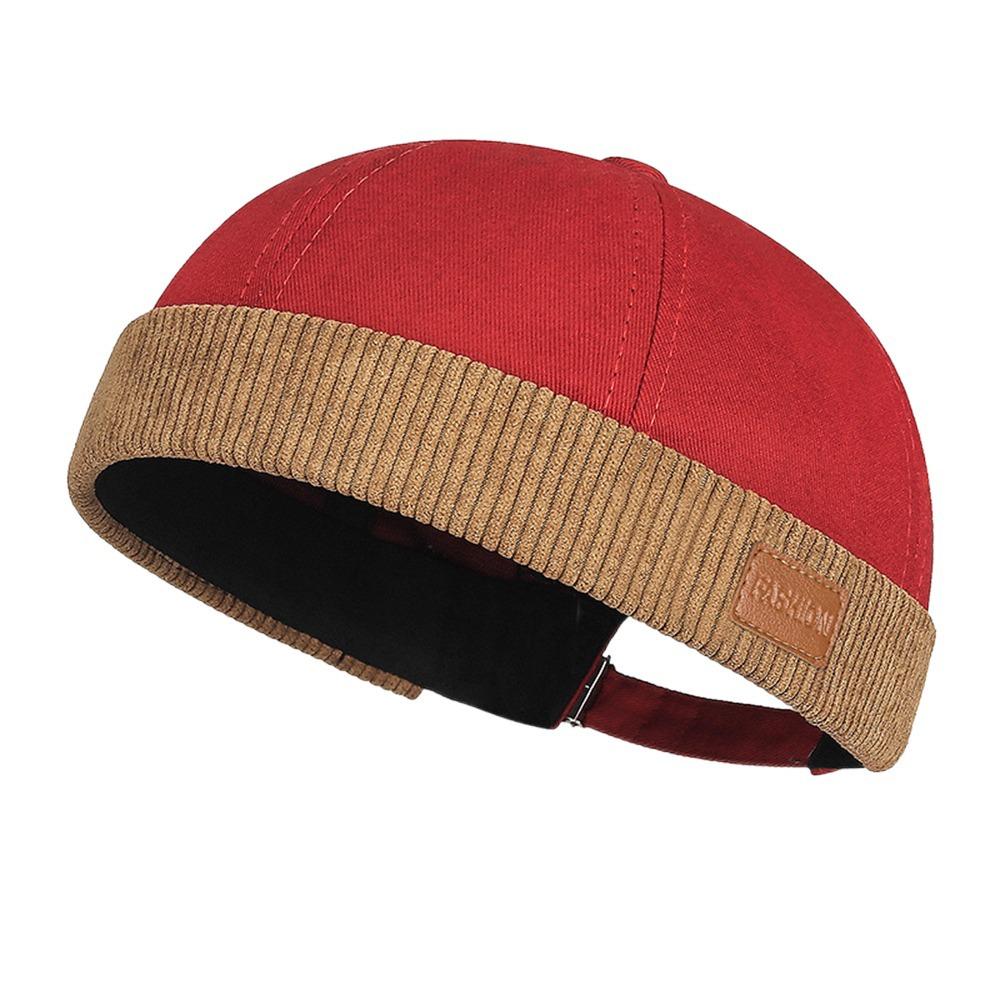 Вельветовая кепка Docker, регулируемая шапочка-бини, новая тюбетейка в стиле хип-хоп, унисекс