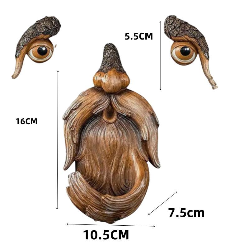 Tree Monster Bird Feeder: Creative Outdoor Garden Bark Pendant Decoration