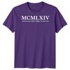 62nd Birthday TShirt Rounisex Numerals Est 1964 Mcmlxv Party Outfit Unisex Unisex Gift