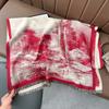 Autumn and Winter Retro Scarf Women's New Temperament High Sense Imitation Cashmere Scarf Versatile Warm Shawl