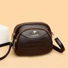 Многослойные женские сумки - Универсальные и модные Сумка через плечо Crossbody Маленькая круглая сумка для мамы