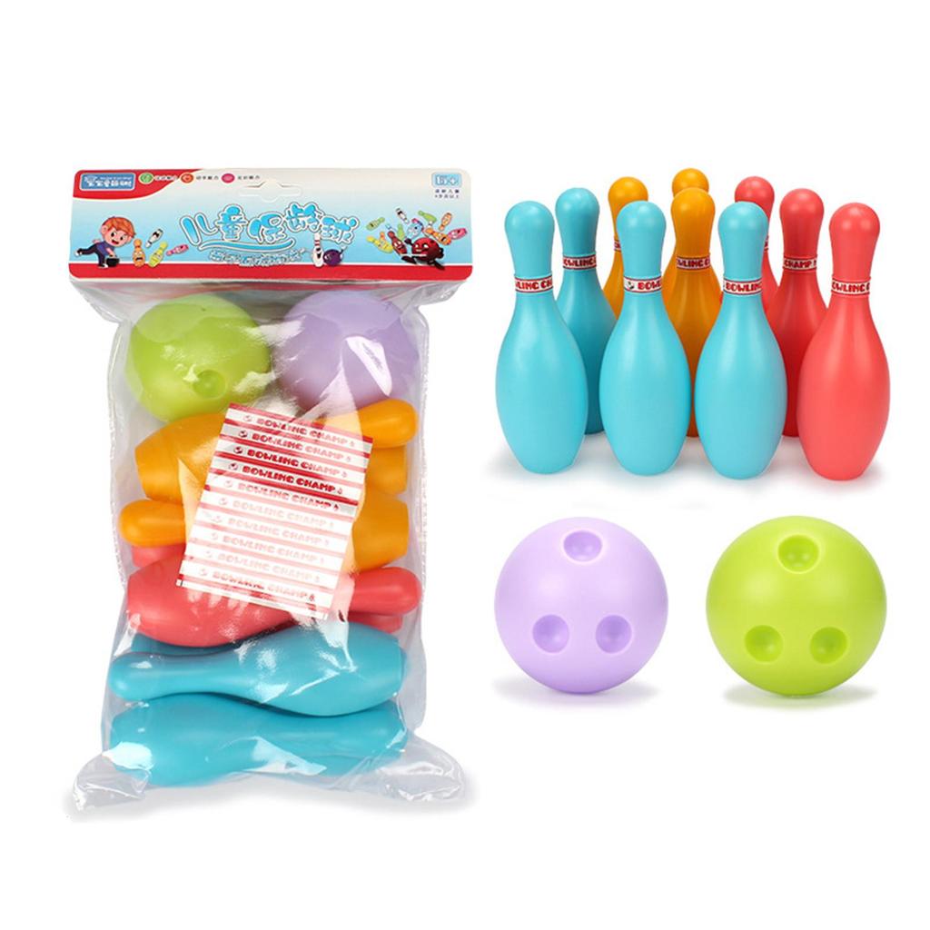 Kids Bowling Toy Set Indoor Outdoor Bowling Games for Children Boys Girls
