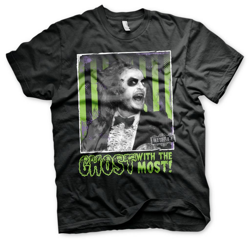 Officially Licensed Beetlejuice Ghost With The Most Men'S T-Shirt S-XXL Sizes