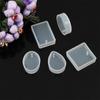 Rectangle Oval Decorative Epoxy 5pieces/set Resin DIY Silicone Jewelry Making Mold Mould Tool